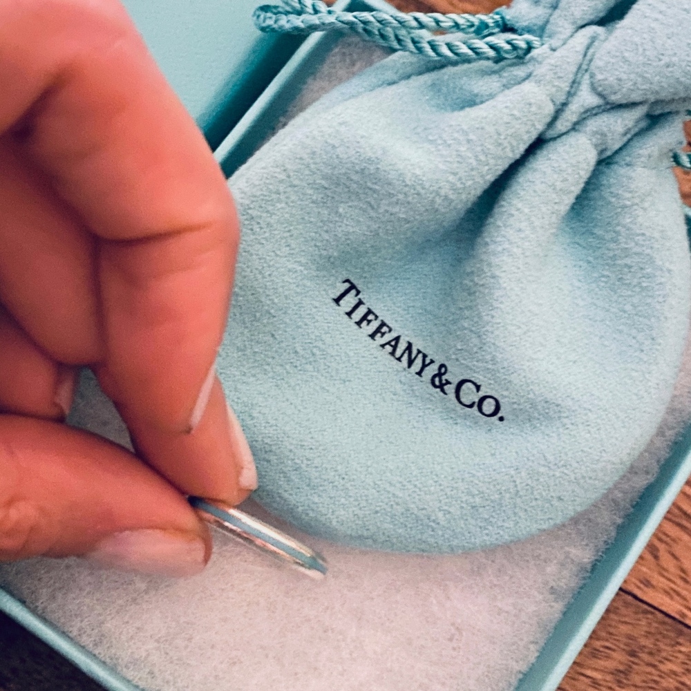 Tiffany & Co. Blue Enamel Ring